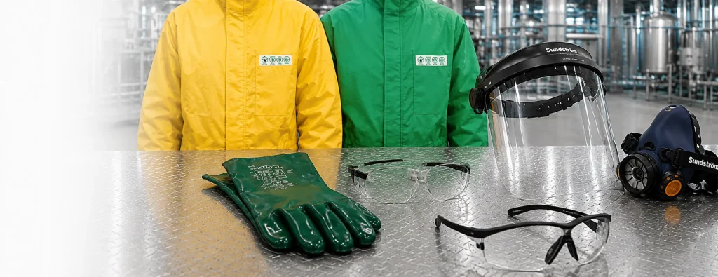 Środki ochrony osobistej przy pracy z chemią